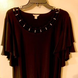 Cato Black Blouse XL